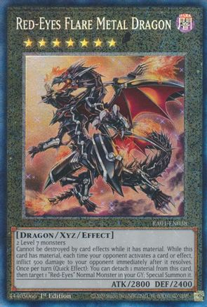 Red-Eyes Flare Metal Dragon [RA01-EN038] Prismatic Collector's Rare - Yu-Gi-Oh! - Card Brawlers | Quebec | Canada |