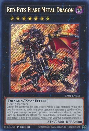 Red-Eyes Flare Metal Dragon [RA01-EN038] Secret Rare - Yu-Gi-Oh! - Card Brawlers | Quebec | Canada |