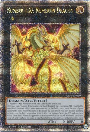 Number 100: Numeron Dragon [RA01-EN039] Quarter Century Secret Rare - Yu-Gi-Oh! - Card Brawlers | Quebec | Canada |