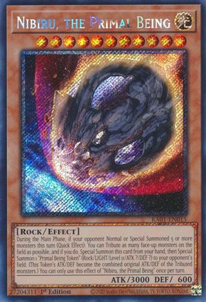 Nibiru, the Primal Being [RA01-EN015] Platinum Secret Rare - Yu-Gi-Oh! - Card Brawlers | Quebec | Canada |