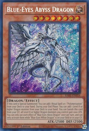 Blue-Eyes Abyss Dragon [RA01-EN016] Secret Rare - Yu-Gi-Oh! - Card Brawlers | Quebec | Canada |