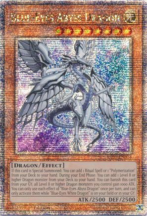 Blue-Eyes Abyss Dragon [RA01-EN016] Quarter Century Secret Rare - Yu-Gi-Oh! - Card Brawlers | Quebec | Canada |