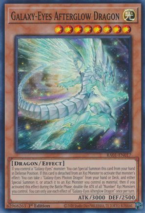 Galaxy-Eyes Afterglow Dragon [RA01-EN017] Super Rare - Yu-Gi-Oh! - Card Brawlers | Quebec | Canada |