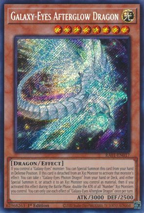 Galaxy-Eyes Afterglow Dragon [RA01-EN017] Secret Rare - Yu-Gi-Oh! - Card Brawlers | Quebec | Canada |