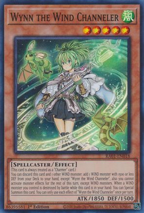 Wynn the Wind Channeler [RA01-EN018] Super Rare - Yu-Gi-Oh! - Card Brawlers | Quebec | Canada |