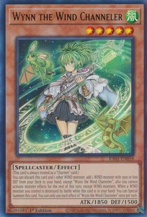 Wynn the Wind Channeler [RA01-EN018] Ultra Rare - Yu-Gi-Oh! - Card Brawlers | Quebec | Canada |