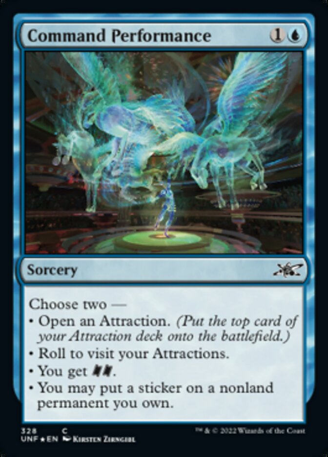 Command Performance (Galaxy Foil) [Unfinity] - Magic: The Gathering - Card Brawlers | Quebec | Canada |
