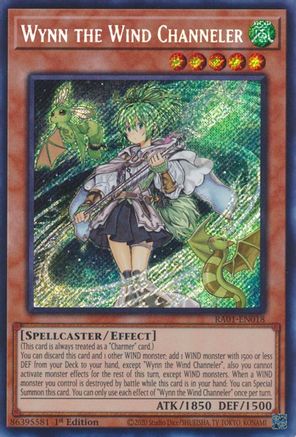 Wynn the Wind Channeler [RA01-EN018] Secret Rare - Yu-Gi-Oh! - Card Brawlers | Quebec | Canada |