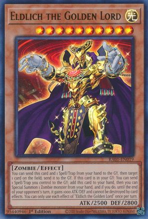 Eldlich the Golden Lord [RA01-EN019] Ultra Rare - Yu-Gi-Oh! - Card Brawlers | Quebec | Canada |