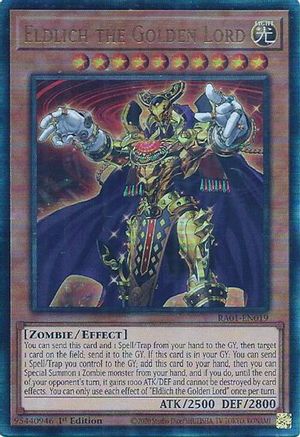 Eldlich the Golden Lord [RA01-EN019] Prismatic Ultimate Rare - Yu-Gi-Oh! - Card Brawlers | Quebec | Canada |