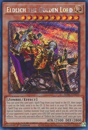 Eldlich the Golden Lord (Alternate Art) [RA01-EN019] Platinum Secret Rare - Yu-Gi-Oh! - Card Brawlers | Quebec | Canada |