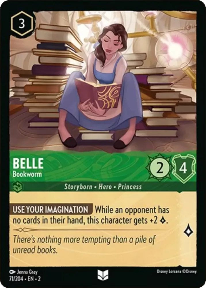 Belle - Bookworm (71/204) [Rise of the Floodborn] - Disney - Card Brawlers | Quebec | Canada |