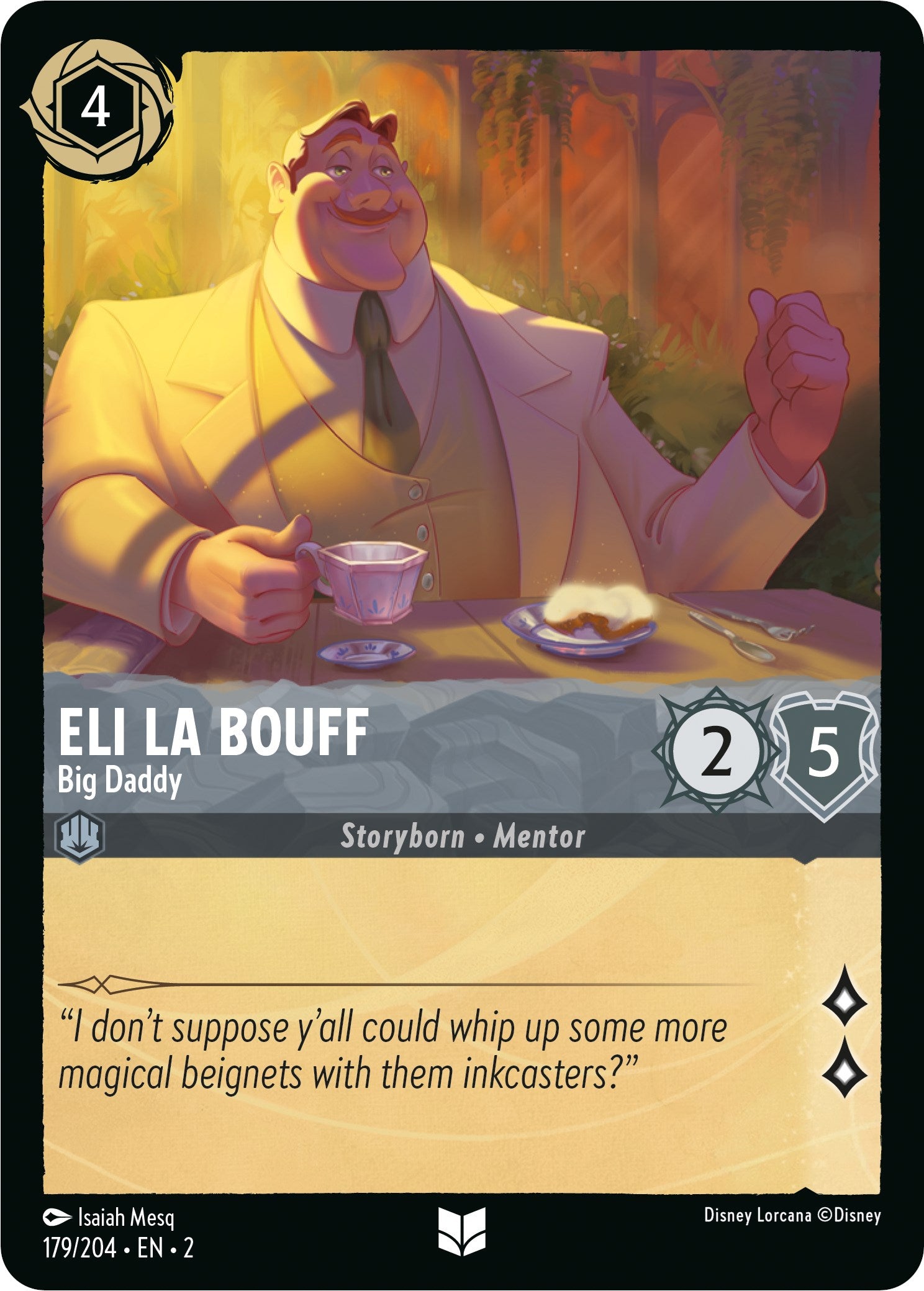 Eli La Bouff - Big Daddy (179/204) [Rise of the Floodborn] - Disney - Card Brawlers | Quebec | Canada |