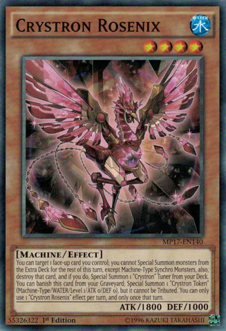 Crystron Rosenix [MP17-EN140] Common - Yu-Gi-Oh! - Card Brawlers | Quebec | Canada |