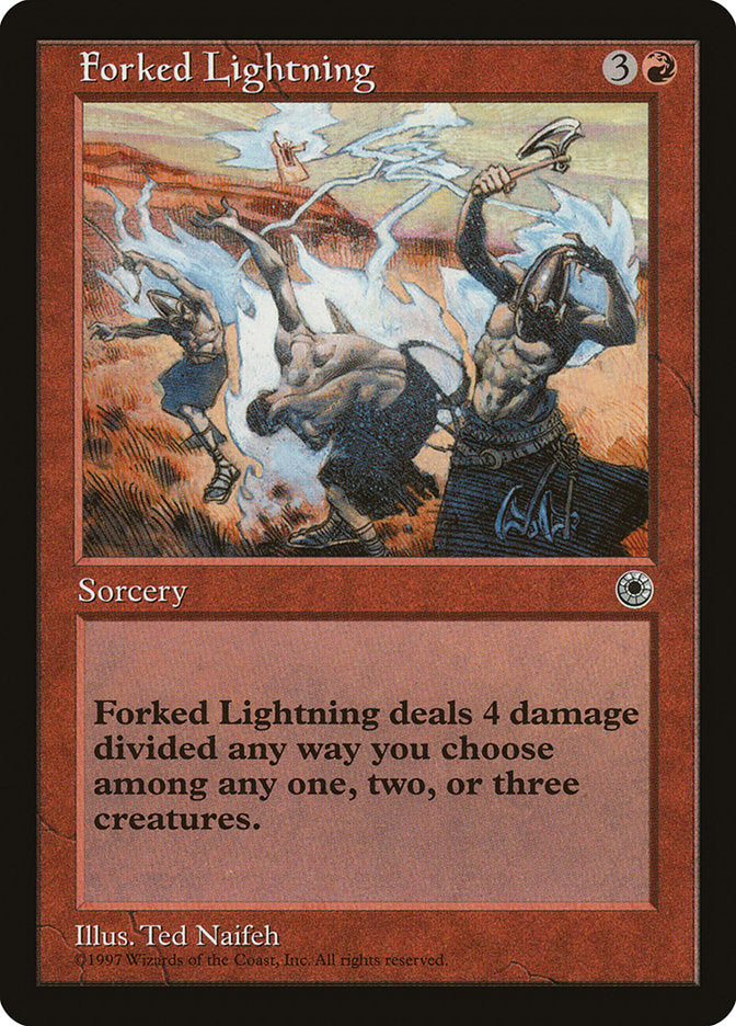Forked Lightning [Portal] - Magic: The Gathering - Card Brawlers | Quebec | Canada |