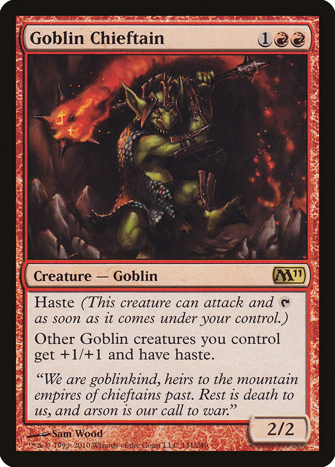 Goblin Chieftain [Magic 2011] - Magic: The Gathering - Card Brawlers | Quebec | Canada |