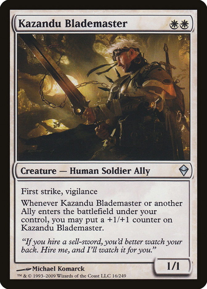 Kazandu Blademaster [Zendikar] - Magic: The Gathering - Card Brawlers | Quebec | Canada |