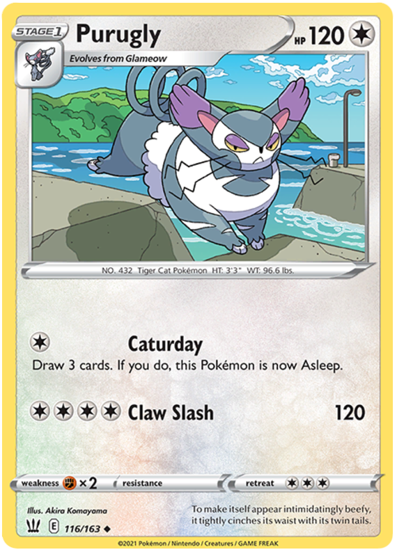 Purugly (116/163) [Sword & Shield: Battle Styles] - Pokémon - Card Brawlers | Quebec | Canada |