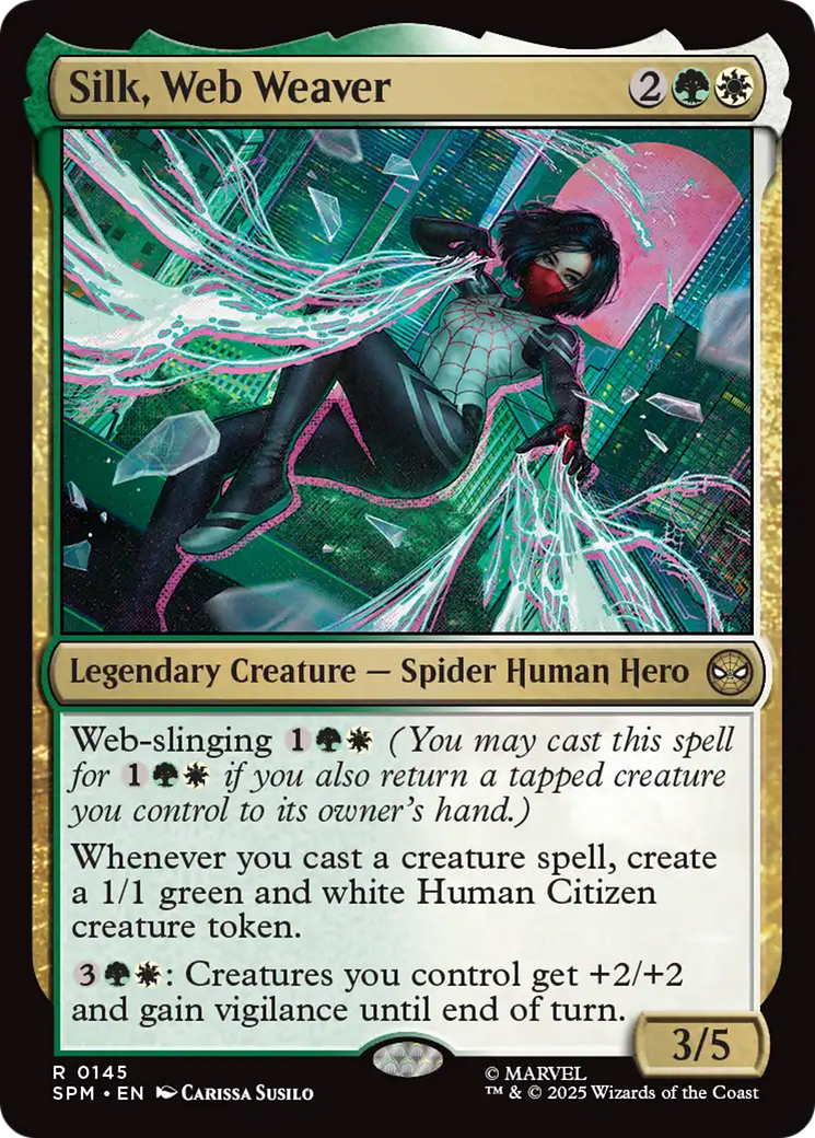 Silk, Web Weaver [Marvel's Spider-Man] - Magic: The Gathering - Card Brawlers | Quebec | Canada |