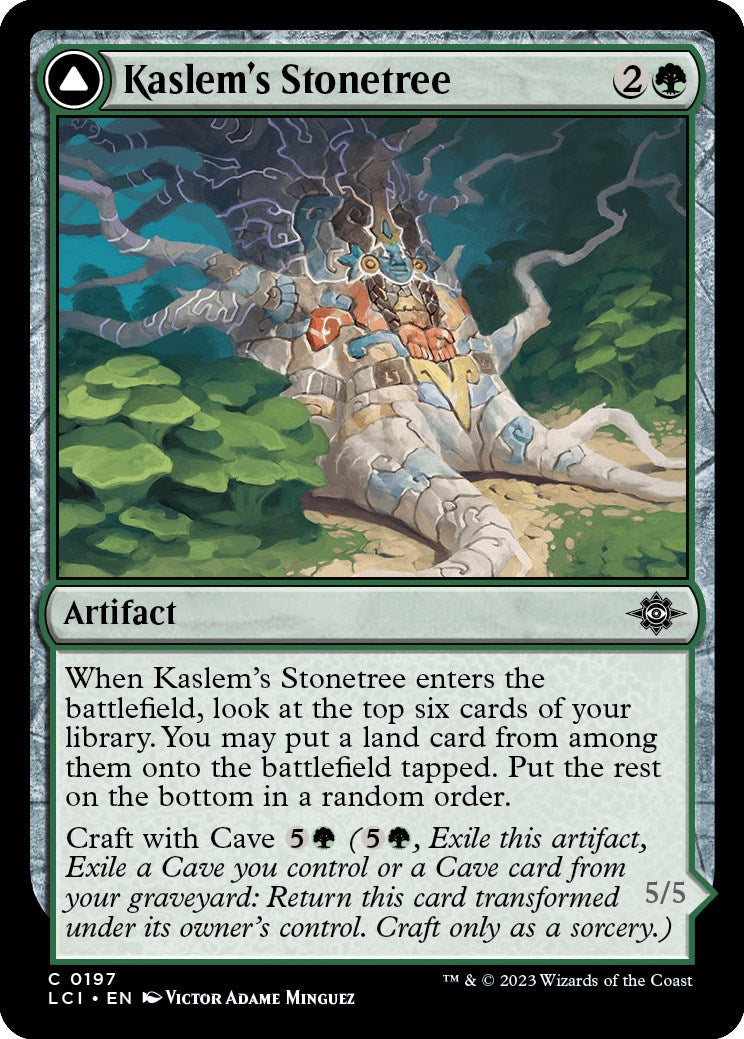 Kaslem's Stonetree [The Lost Caverns of Ixalan] - Magic: The Gathering - Card Brawlers | Quebec | Canada |