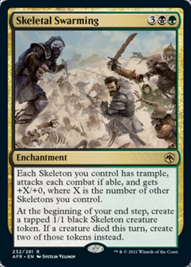 Skeletal Swarming [Dungeons & Dragons: Adventures in the Forgotten Realms] - Magic: The Gathering - Card Brawlers | Quebec | Canada |