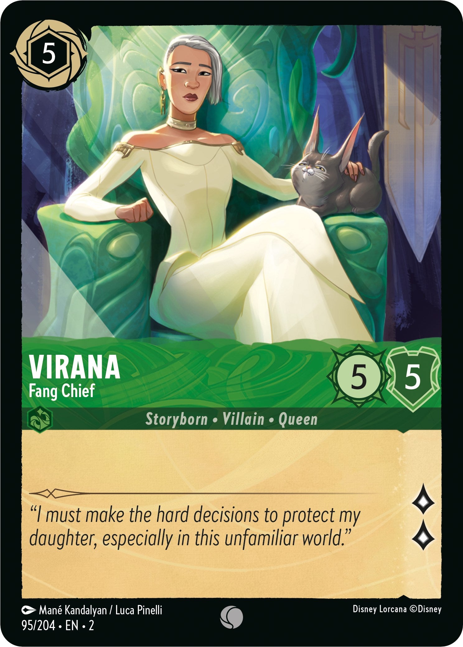 Virana - Fang Chief (95/204) [Rise of the Floodborn] - Disney - Card Brawlers | Quebec | Canada |