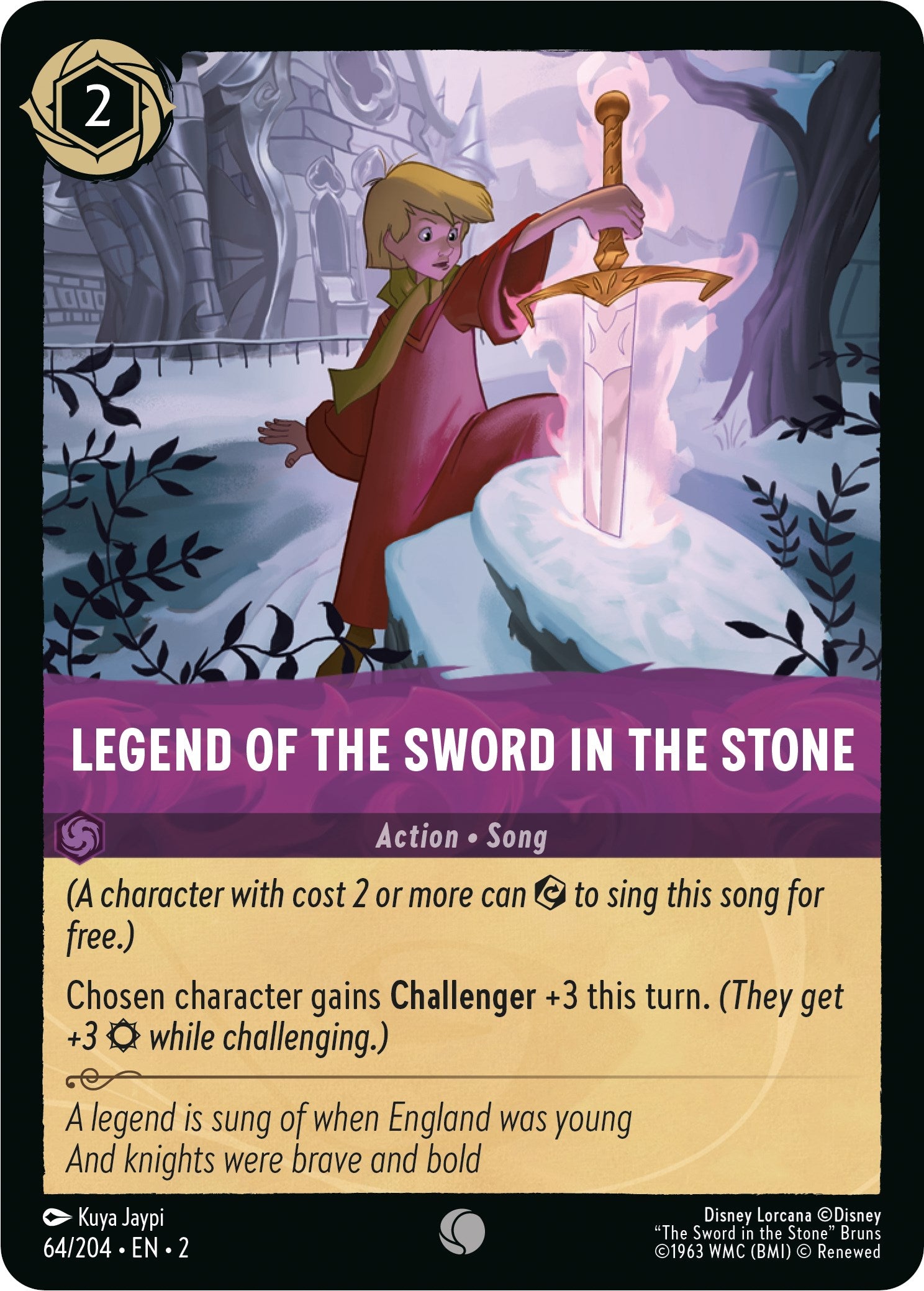 Legend of the Sword in the Stone (64/204) [Rise of the Floodborn] - Disney - Card Brawlers | Quebec | Canada |