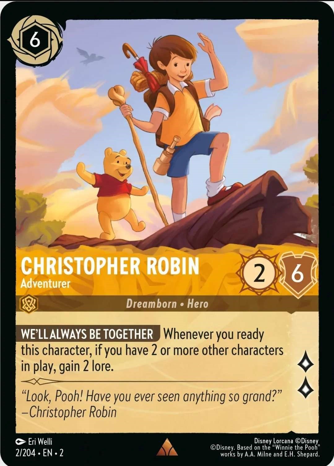 Christopher Robin - Adventurer (2/204) [Rise of the Floodborn] - Disney - Card Brawlers | Quebec | Canada |