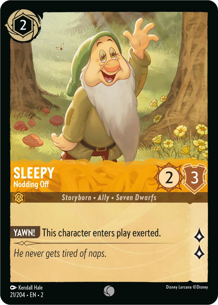 Sleepy - Nodding Off (21/204) [Rise of the Floodborn] - Disney - Card Brawlers | Quebec | Canada |