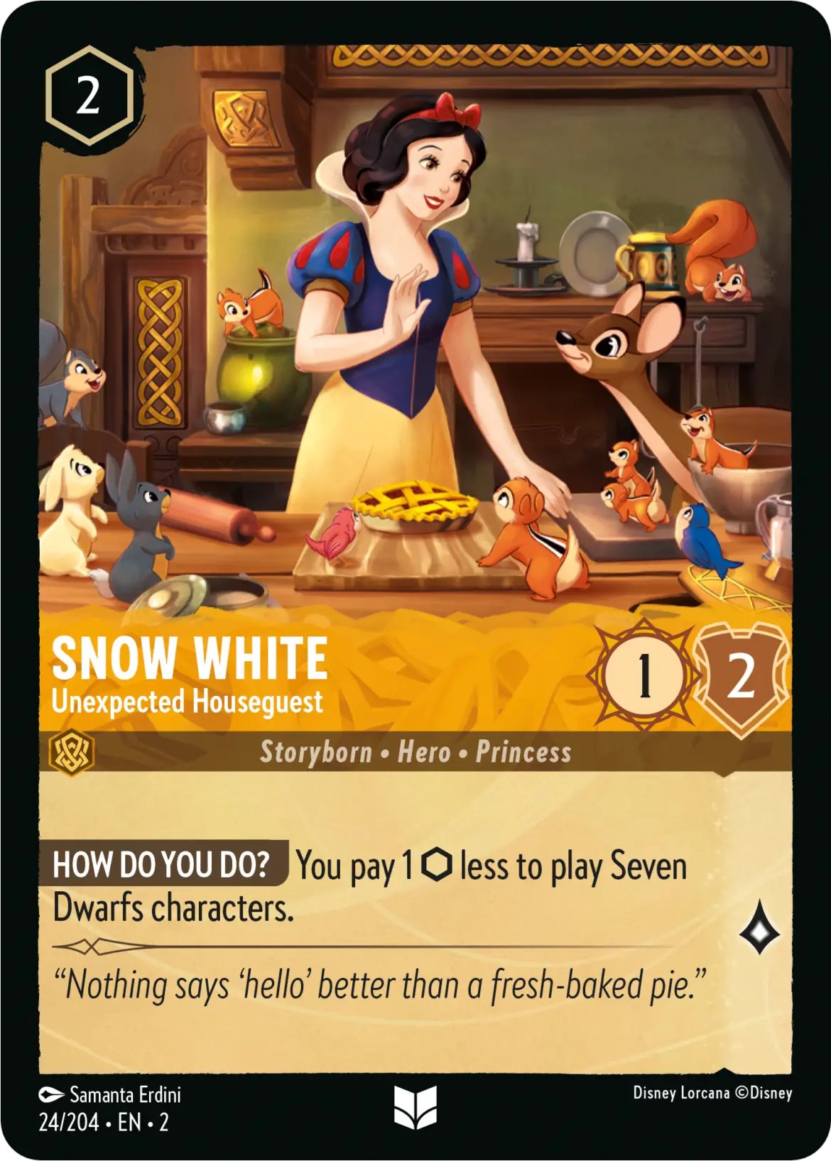 Snow White - Unexpected Houseguest (24/204) [Rise of the Floodborn] - Disney - Card Brawlers | Quebec | Canada |