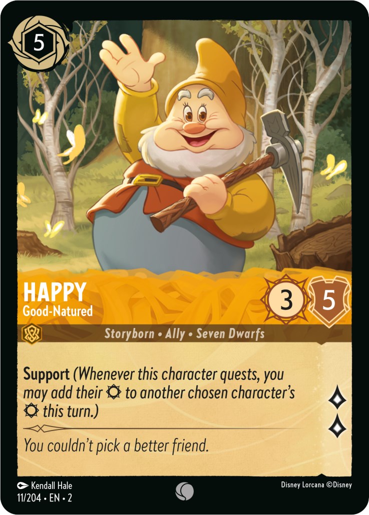 Happy - Good-Natured (11/204) [Rise of the Floodborn] - Disney - Card Brawlers | Quebec | Canada |