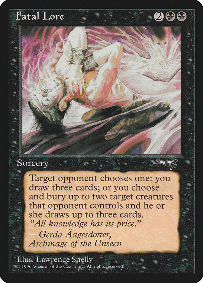 Fatal Lore [Alliances] - Magic: The Gathering - Card Brawlers | Quebec | Canada |