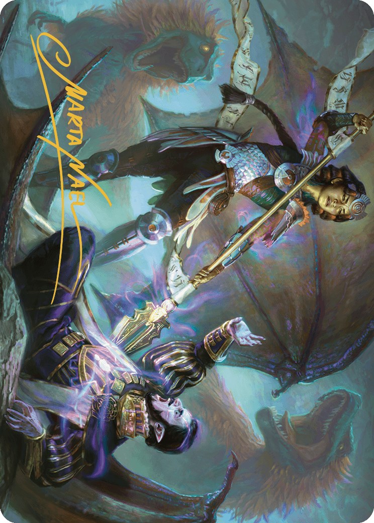 Huatli's Final Strike Art Card (Gold-Stamped Signature) [The Lost Caverns of Ixalan Art Series] - Magic: The Gathering - Card Brawlers | Quebec | Canada |