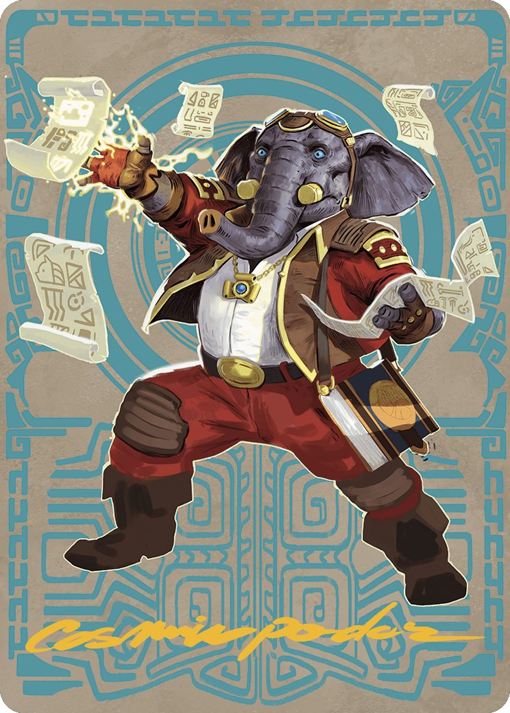 Quintorius Kand Art Card (65/81) (Gold-Stamped Signature) [The Lost Caverns of Ixalan Art Series] - Magic: The Gathering - Card Brawlers | Quebec | Canada |