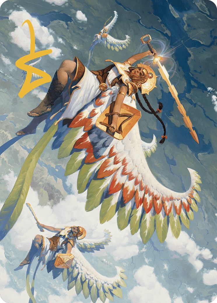 Resplendent Angel Art Card (5/81) (Gold-Stamped Signature) [The Lost Caverns of Ixalan Art Series] - Magic: The Gathering - Card Brawlers | Quebec | Canada |