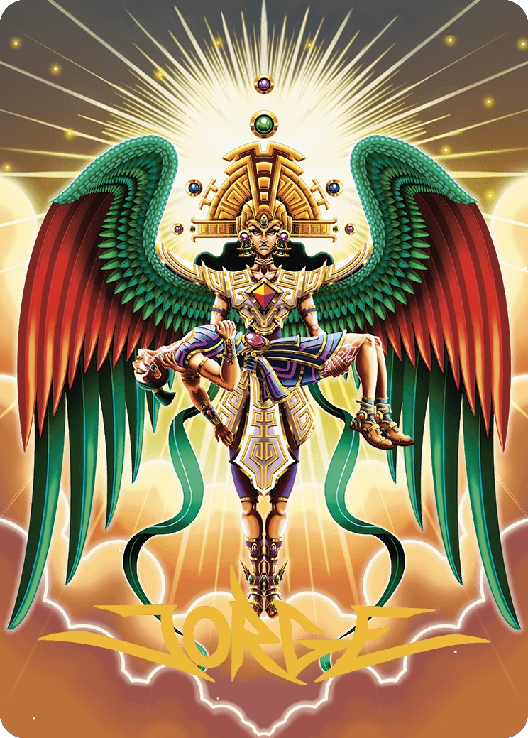 Resplendent Angel Art Card (59/81) (Gold-Stamped Signature) [The Lost Caverns of Ixalan Art Series] - Magic: The Gathering - Card Brawlers | Quebec | Canada |