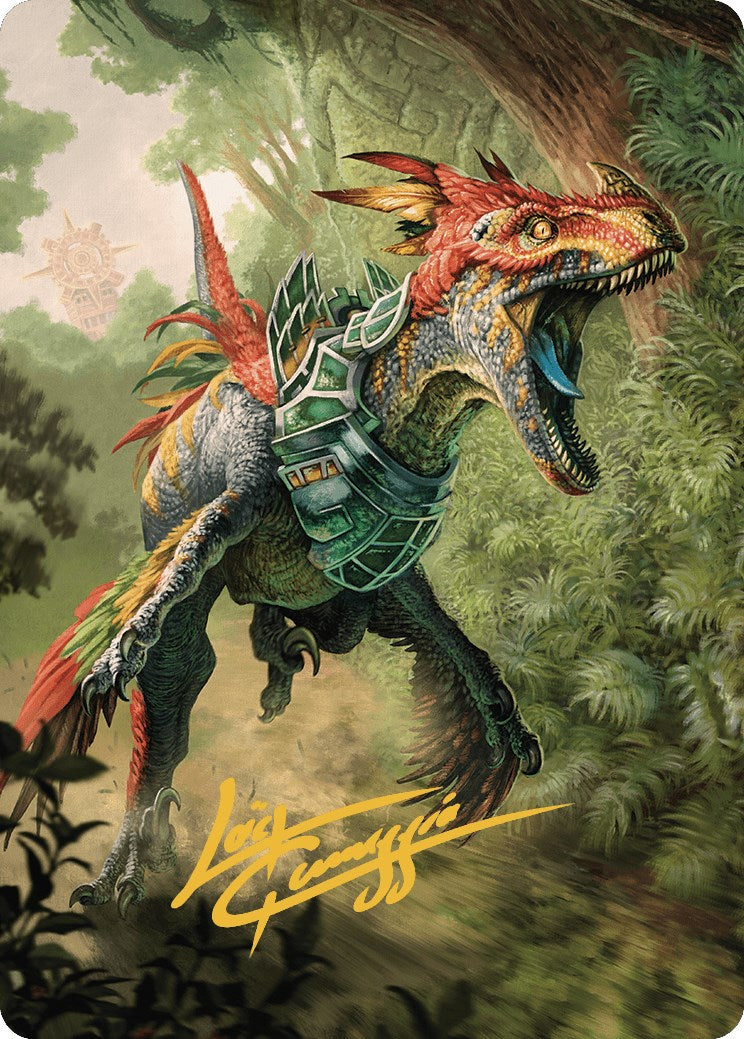Dinosaur Token Art Card (Gold-Stamped Signature) [The Lost Caverns of Ixalan Art Series] - Magic: The Gathering - Card Brawlers | Quebec | Canada |
