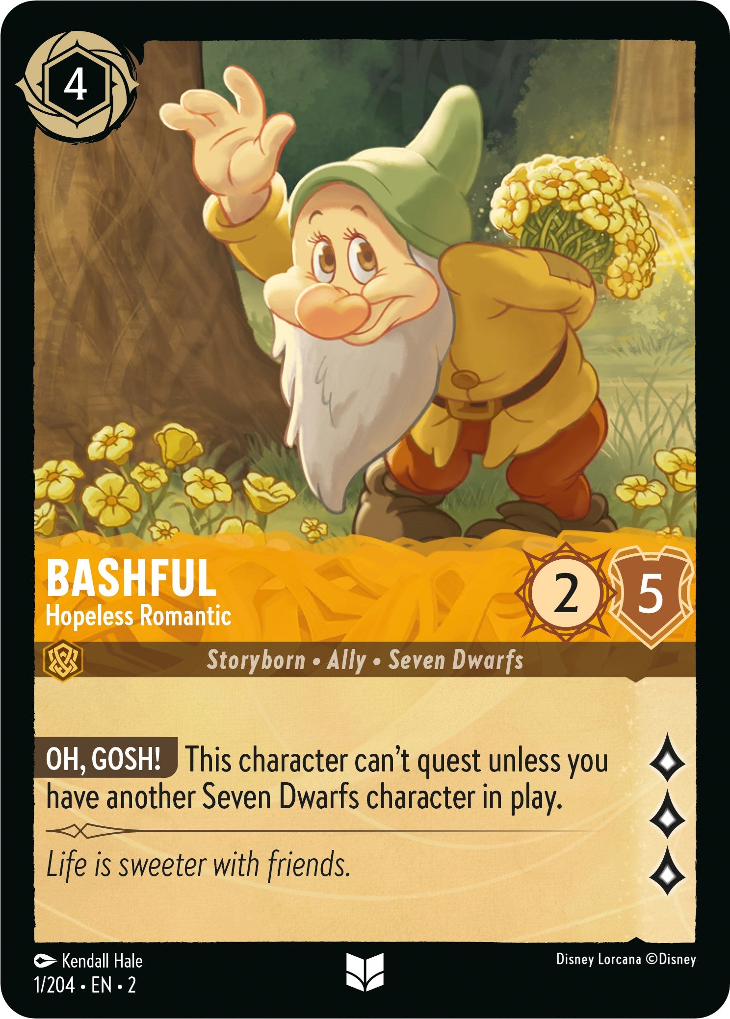Bashful - Hopeless Romantic (1/204) [Rise of the Floodborn] - Disney - Card Brawlers | Quebec | Canada |