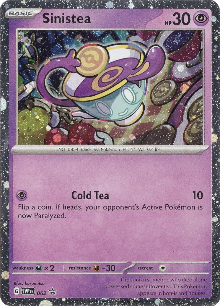 Sinistea (062) [Scarlet & Violet: Black Star Promos] - Pokémon - Card Brawlers | Quebec | Canada |