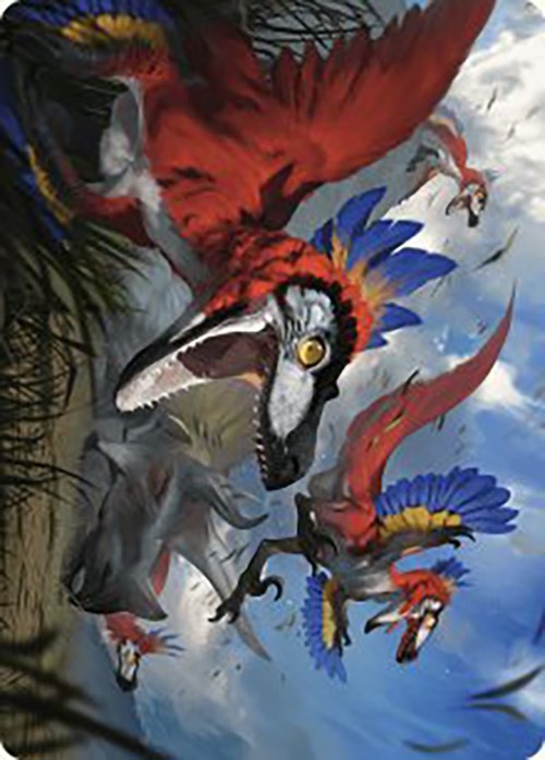 Wrathful Raptors Art Card [The Lost Caverns of Ixalan Art Series] - Magic: The Gathering - Card Brawlers | Quebec | Canada |