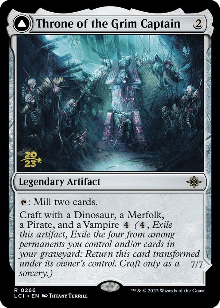 Throne of the Grim Captain // The Grim Captain [The Lost Caverns of Ixalan Prerelease Cards] - Magic: The Gathering - Card Brawlers | Quebec | Canada |