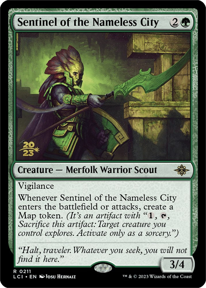 Sentinel of the Nameless City [The Lost Caverns of Ixalan Prerelease Cards] - Magic: The Gathering - Card Brawlers | Quebec | Canada |