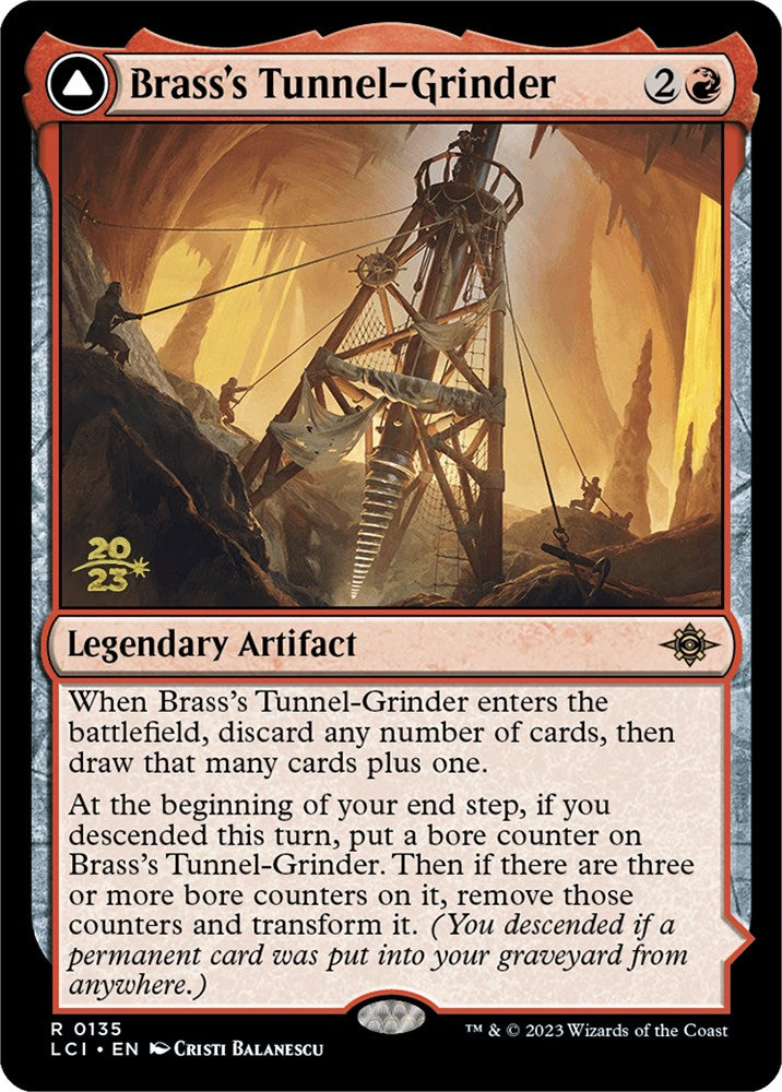 Brass's Tunnel-Grinder // Tecutlan, the Searing Rift [The Lost Caverns of Ixalan Prerelease Cards] - Magic: The Gathering - Card Brawlers | Quebec | Canada |