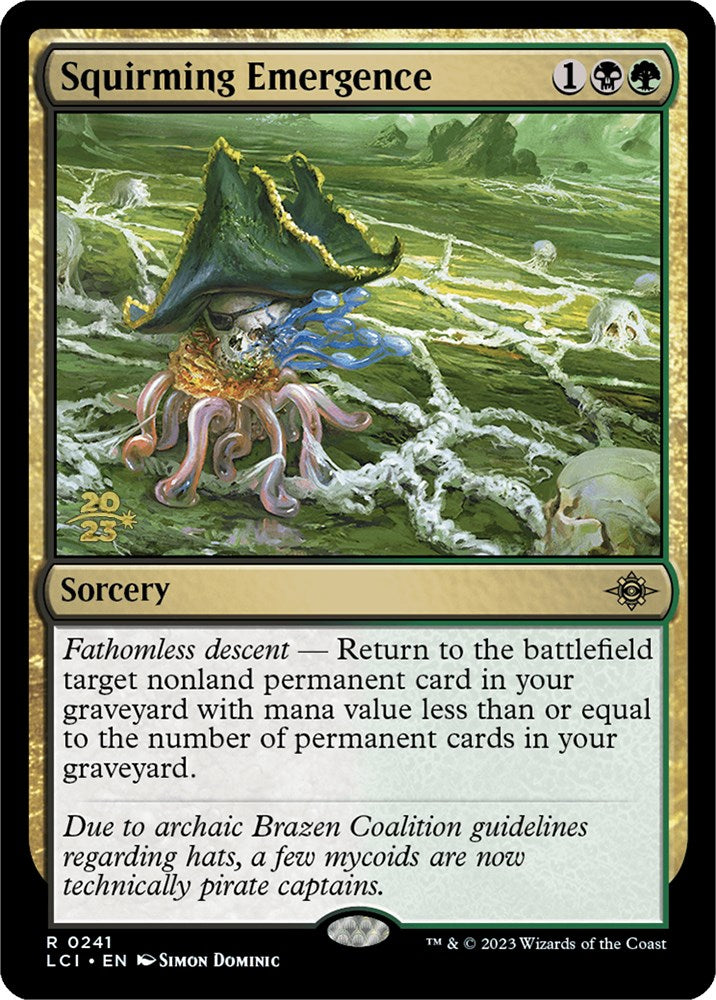 Squirming Emergence [The Lost Caverns of Ixalan Prerelease Cards] - Magic: The Gathering - Card Brawlers | Quebec | Canada |