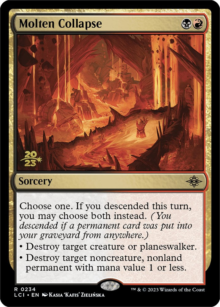 Molten Collapse [The Lost Caverns of Ixalan Prerelease Cards] - Magic: The Gathering - Card Brawlers | Quebec | Canada |