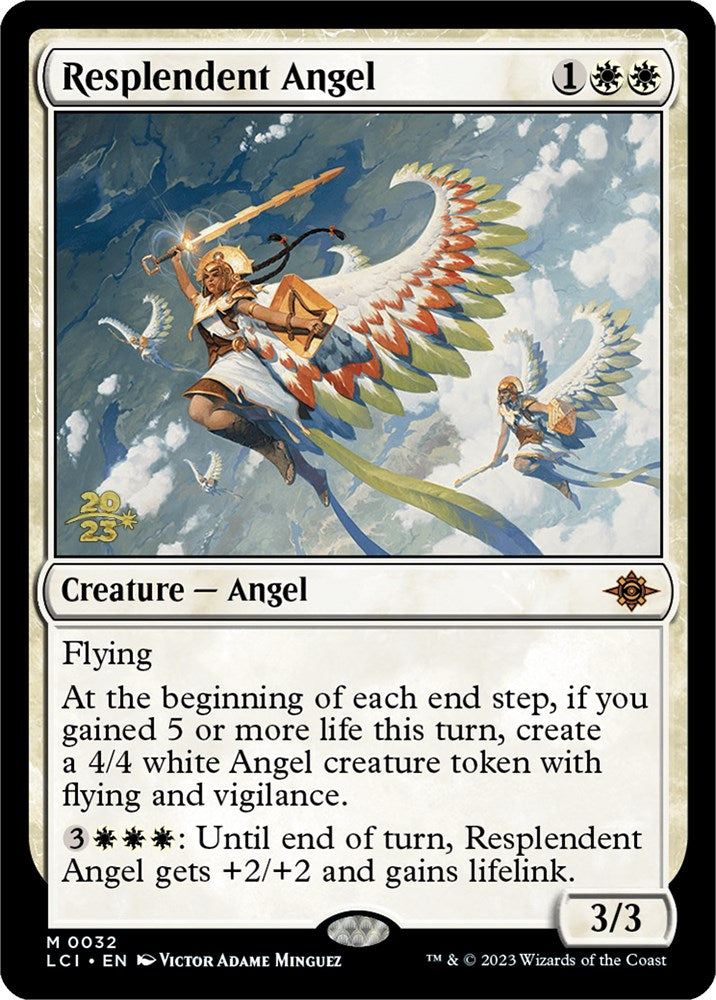 Resplendent Angel (LCI) [The Lost Caverns of Ixalan Prerelease Cards] - Magic: The Gathering - Card Brawlers | Quebec | Canada |