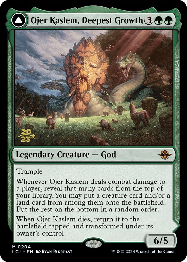 Ojer Kaslem, Deepest Growth // Temple of Cultivation [The Lost Caverns of Ixalan Prerelease Cards] - Magic: The Gathering - Card Brawlers | Quebec | Canada |