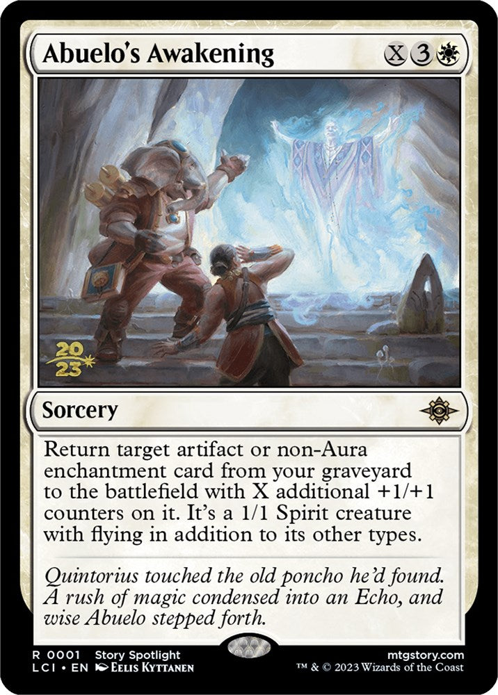 Abuelo's Awakening [The Lost Caverns of Ixalan Prerelease Cards] - Magic: The Gathering - Card Brawlers | Quebec | Canada |