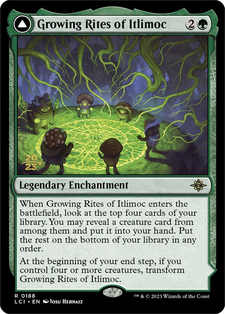 Growing Rites of Itlimoc // Itlimoc, Cradle of the Sun (LCI) [The Lost Caverns of Ixalan Prerelease Cards] - Magic: The Gathering - Card Brawlers | Quebec | Canada |