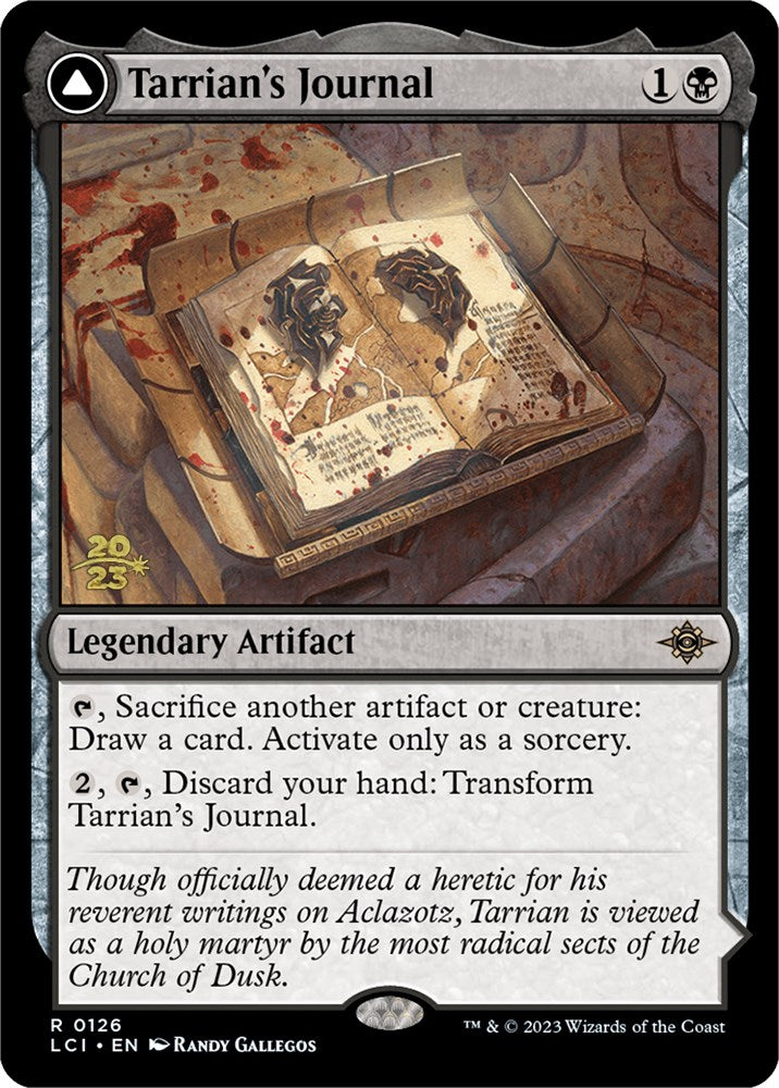 Tarrian's Journal // The Tomb of Aclazotz [The Lost Caverns of Ixalan Prerelease Cards] - Magic: The Gathering - Card Brawlers | Quebec | Canada |